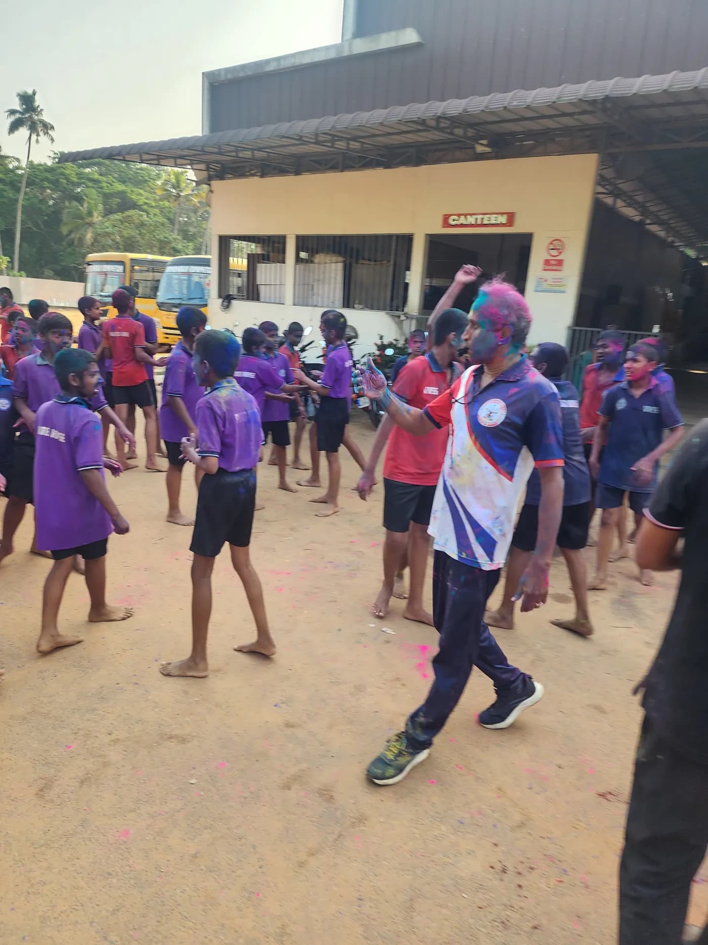 Holi — Vidyadhiraja Vidyapeetom Sainik School