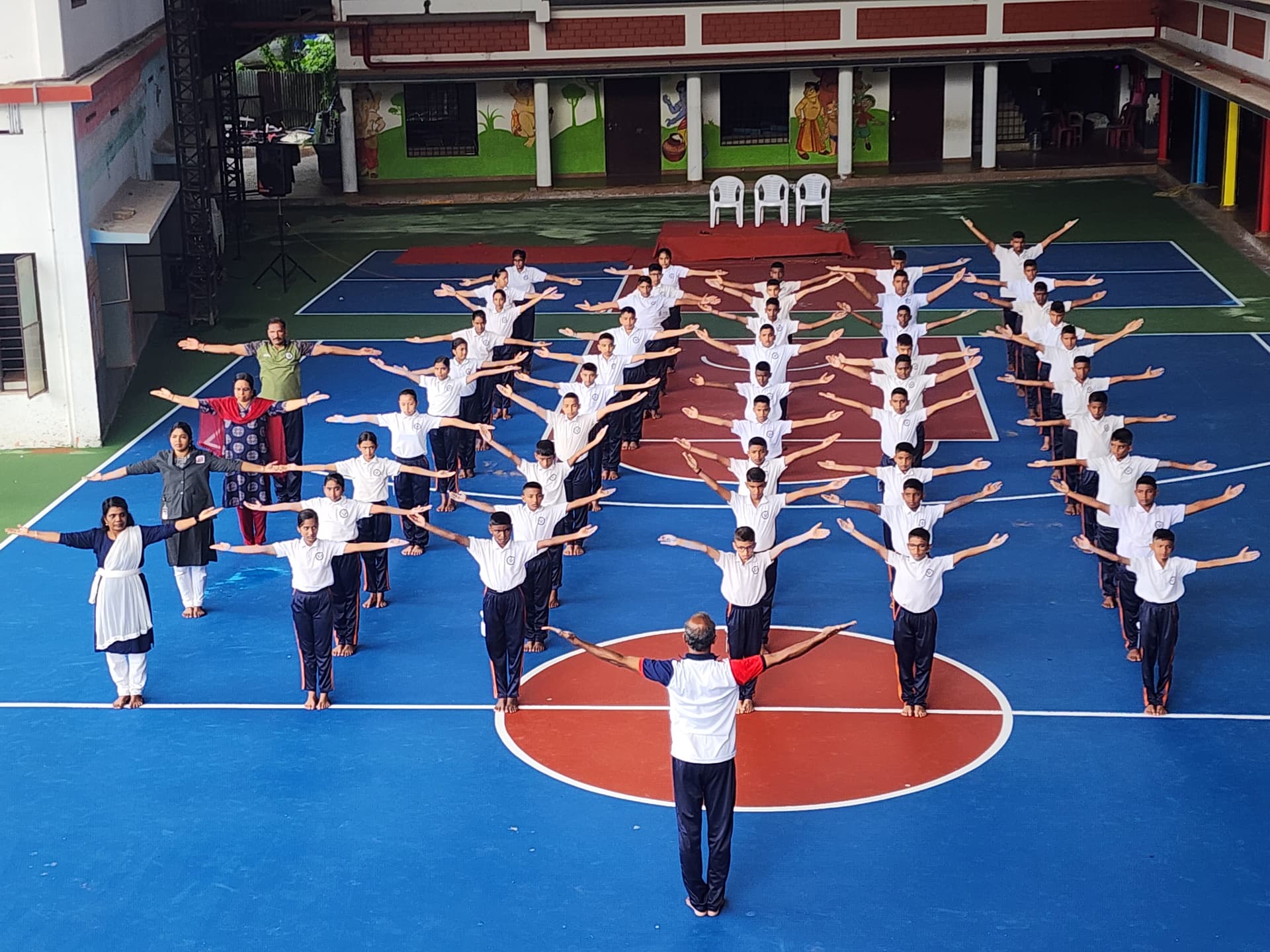 International Yoga Day — Vidyadhiraja Vidyapeetom Sainik School
