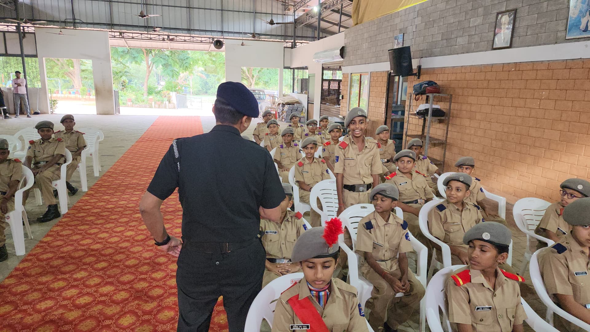 Leadership Summit — Visit By Mentor School Principal Col. Dhirendra Kumar — Vidyadhiraja Vidyapeetom Sainik School